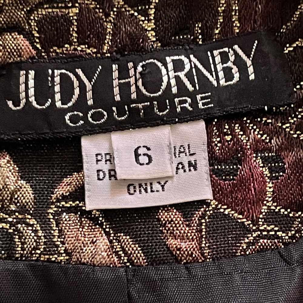 Judy Hornby Couture Patterned Dress
